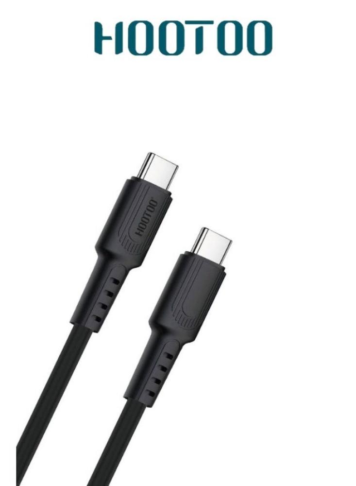 شاحن هوتو Type C سريع 66 واط مع كيبل أسود