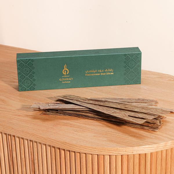 Natural Raqaeq Oud Vietnam 125 Gram     عود رقائق فيتنامي