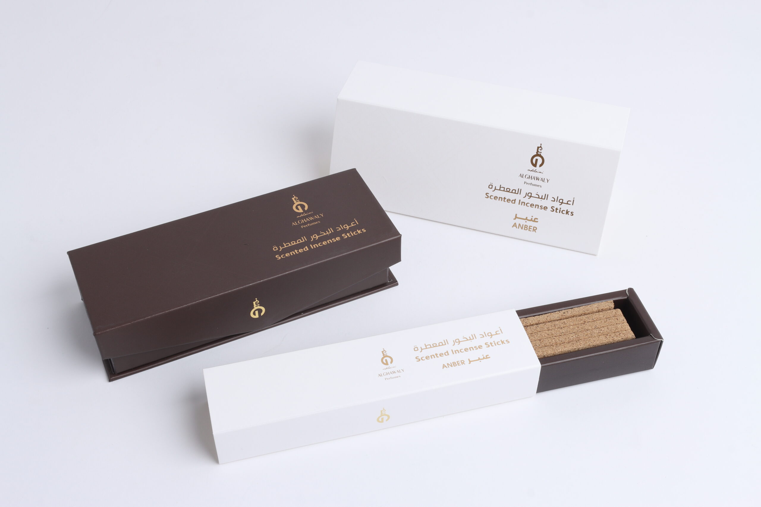Self-Ignition Incense Amber- 60 Sticks  اعواد بخور ذاتي عنبر 60 عود
