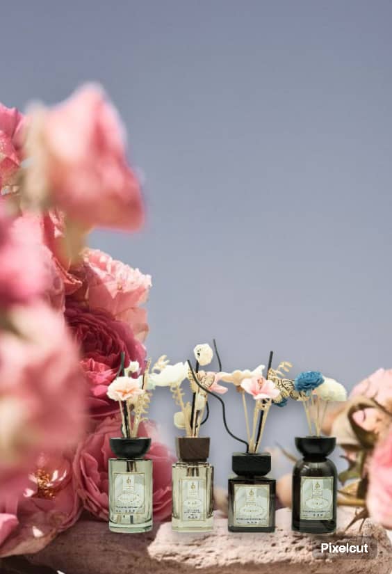 Raqi Stick Diffuser Set فواحة اعواد خشبيه برائحة راقي