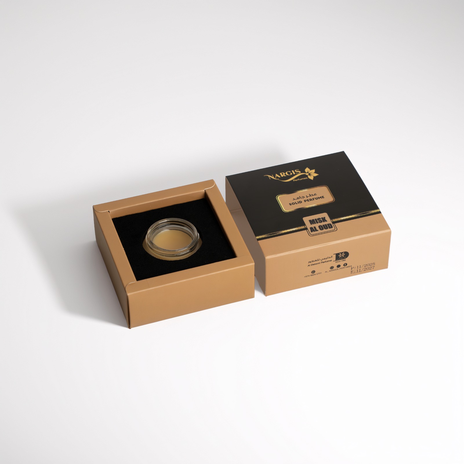 Misk Al Oud Solid Perfume -15 Gram  مسك العود عطر جامد-15 جرام