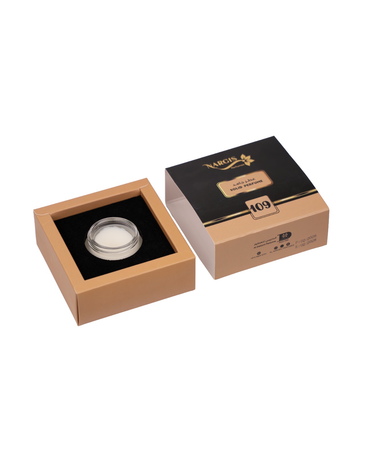 109 Solid Perfume -15 Gram  عطر جامد رقم 109
