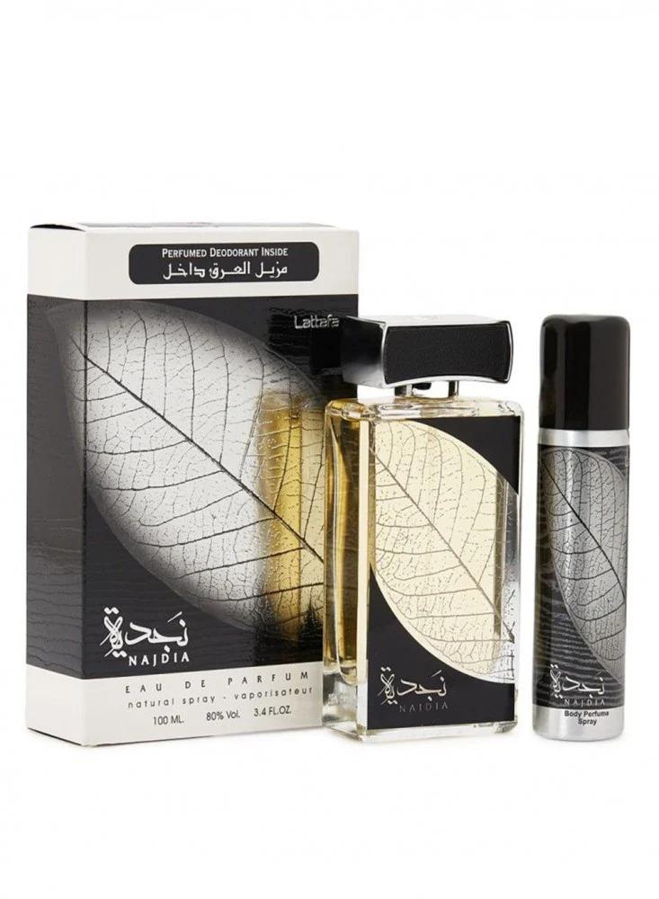 عطر نجدية من لطافة مع عطر الجسم هدية